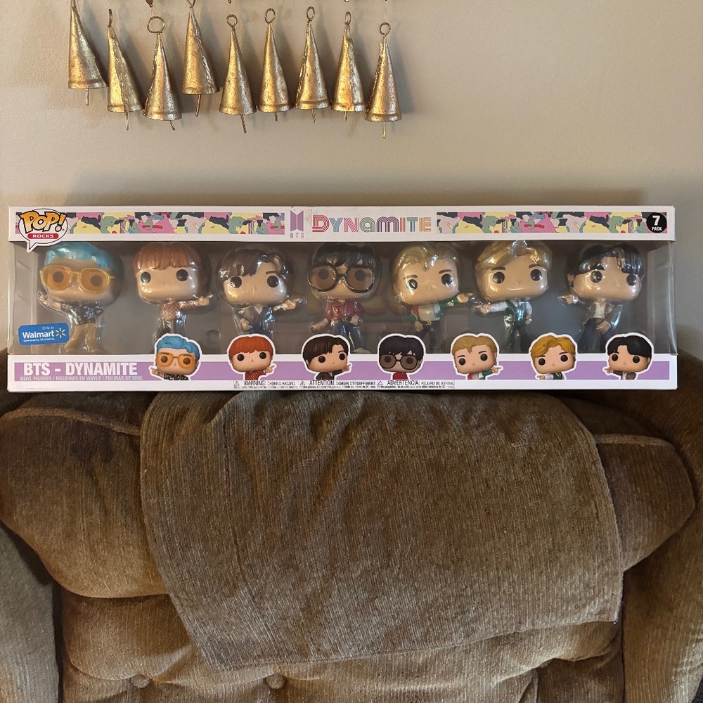BTS dynamite funko pop collection